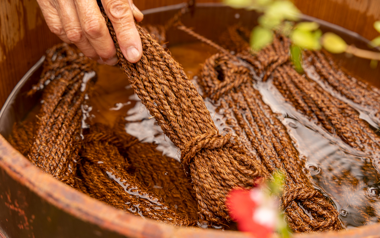 Broom Craft 国産棕櫚 鍋敷き（小・中・大）
