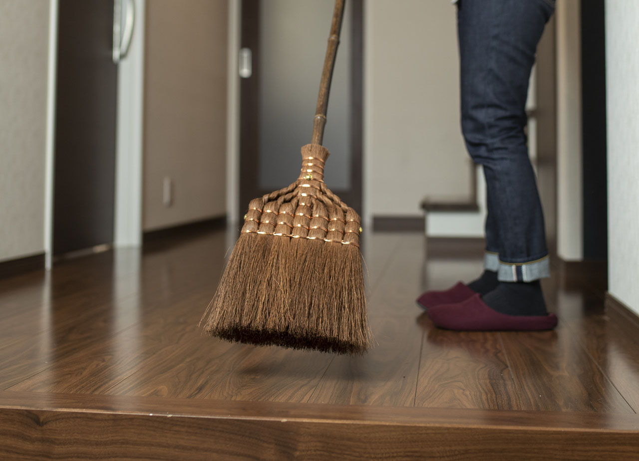 Broom Craft 国産棕櫚箒(しゅろほうき)TRECCIA