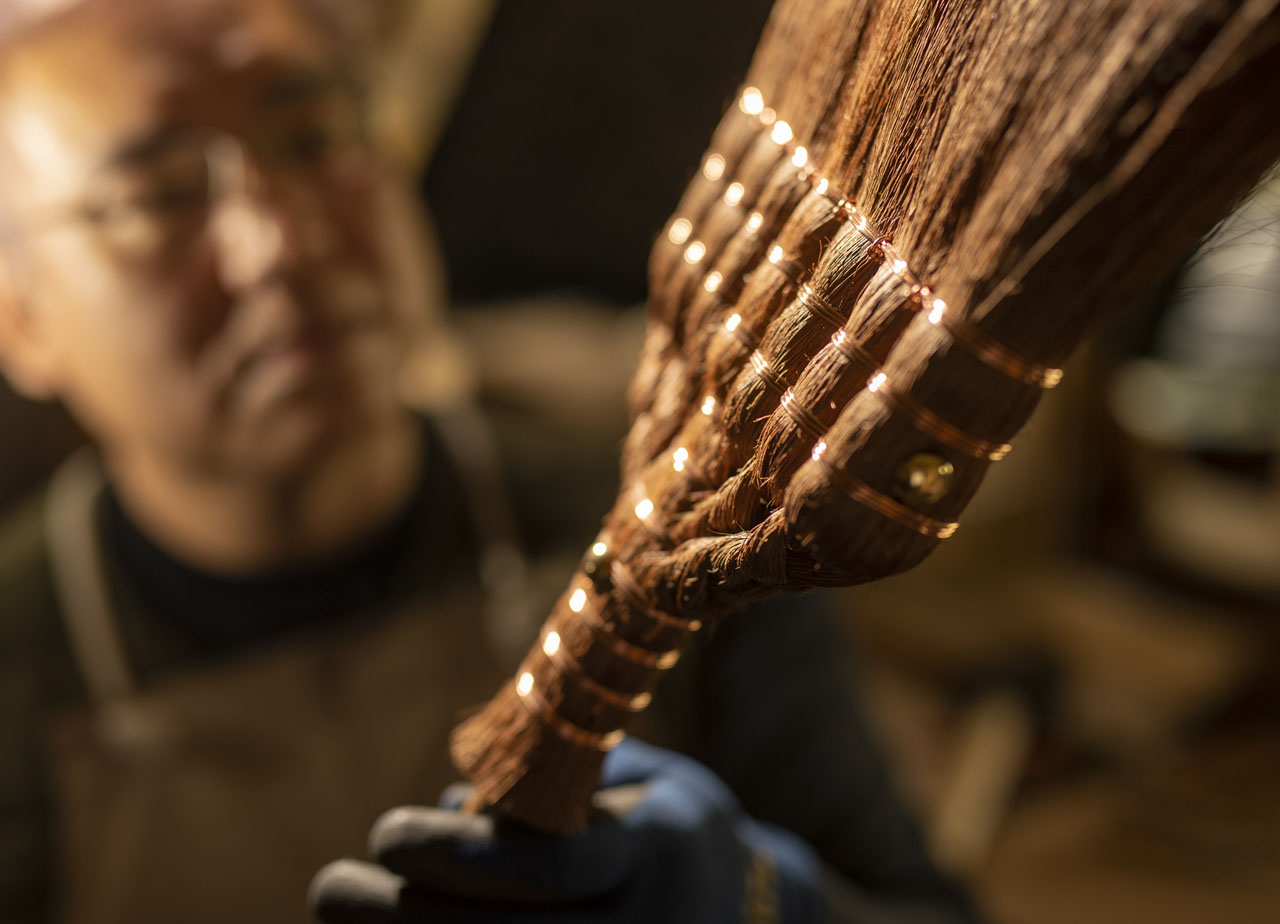 Broom Craft 国産棕櫚箒(しゅろほうき)TRECCIA