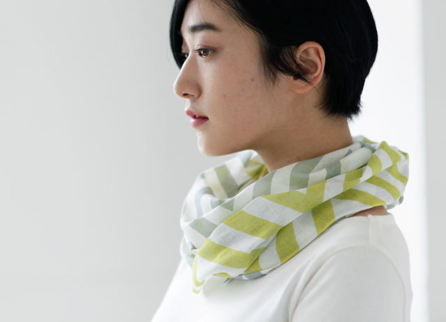 hirali 手ぬぐい　ガーゼストール