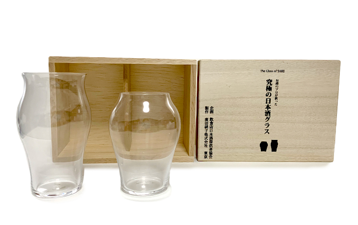 パッケージ 究極の日本酒グラス 酒グラス・蕾・花セット
