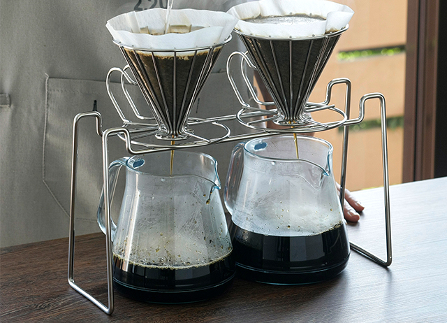 コーヒーに浸からない | ドリップバッグスタンド - 珈琲考具