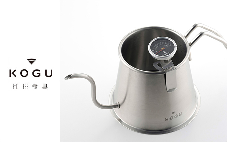 ツードリップポット用 温度計 珈琲考具