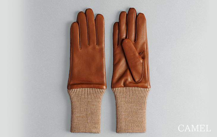 日本製の革手袋 カフス | レディース -クロダ-