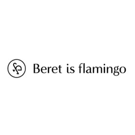Beret is flamingo ロゴ
