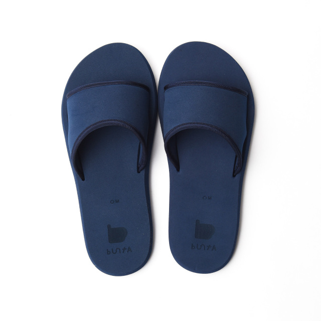 クリームラバー ルームサンダル/アイアンブルー