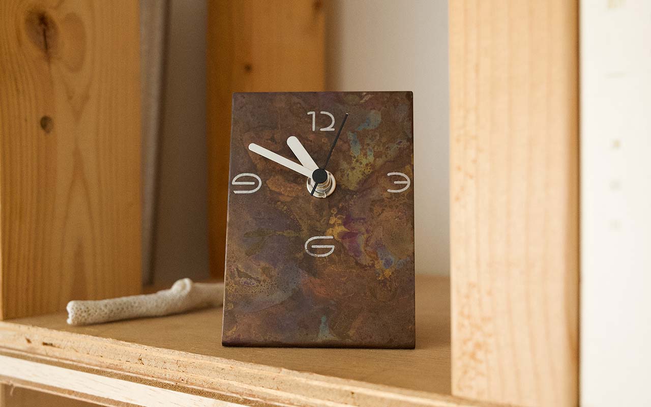 スタンド型時計 time and space 折井 orii